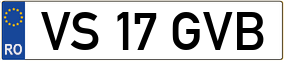 Truck License Plate